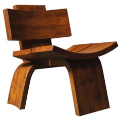 Solid Wood Lounge Chair / Accent Chair / Chair-02 by Dalisay Collection