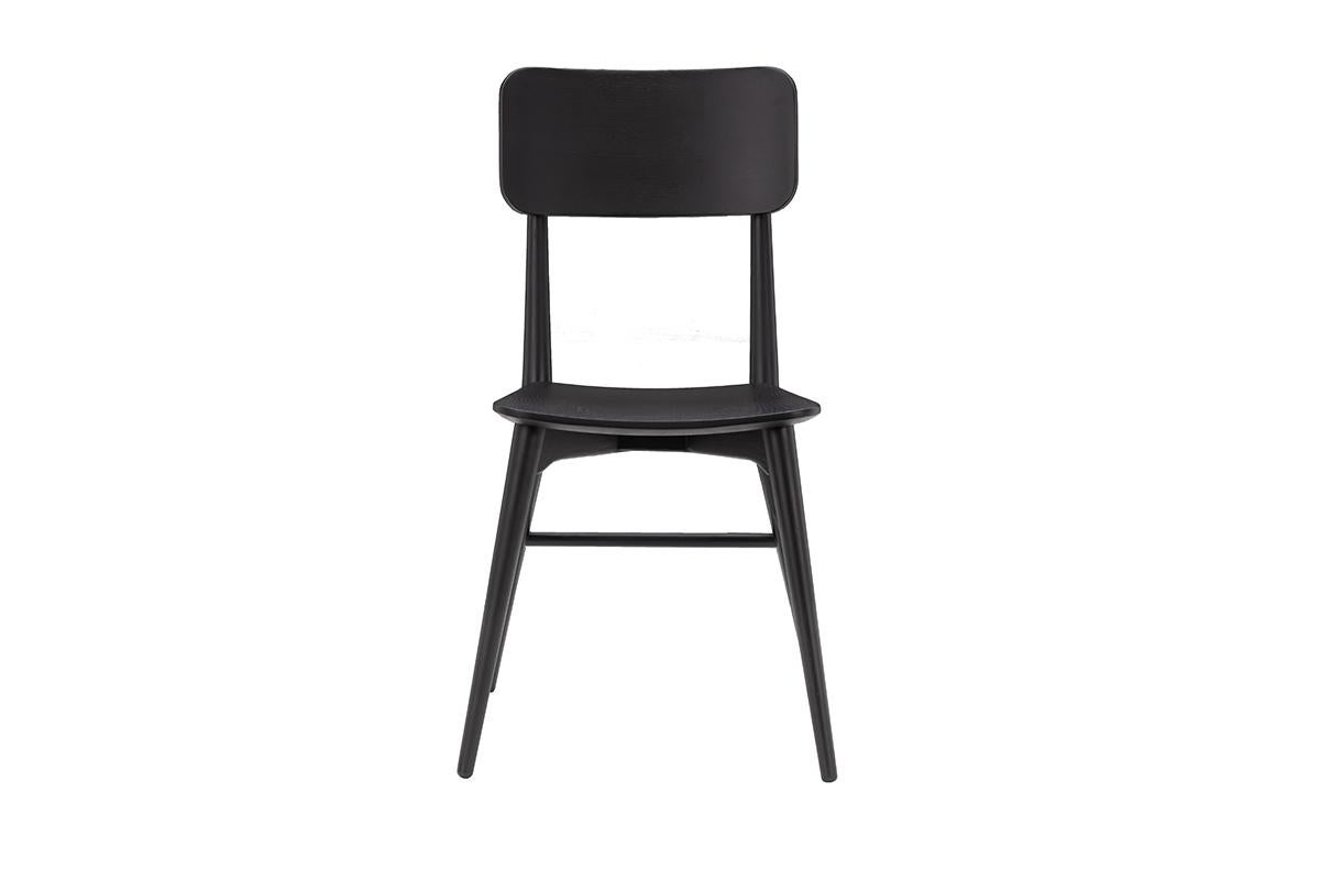 Moderner Stuhl aus Massivholz – Schwarz im Zustand „Neu“ im Angebot in Miami Beach, FL