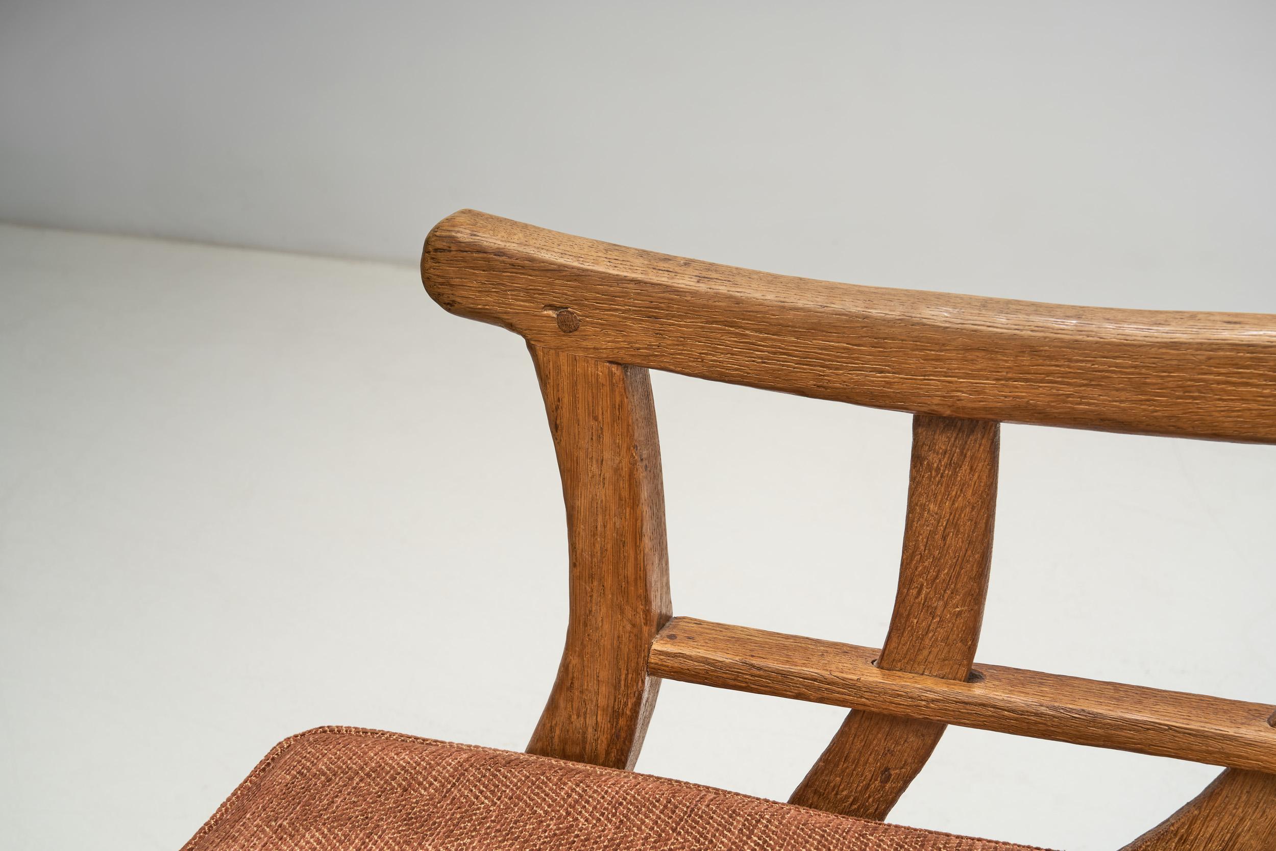 Chaise à billets en Wood Wood avec coussins rembourrés, Europe, fin du 19e siècle en vente 3