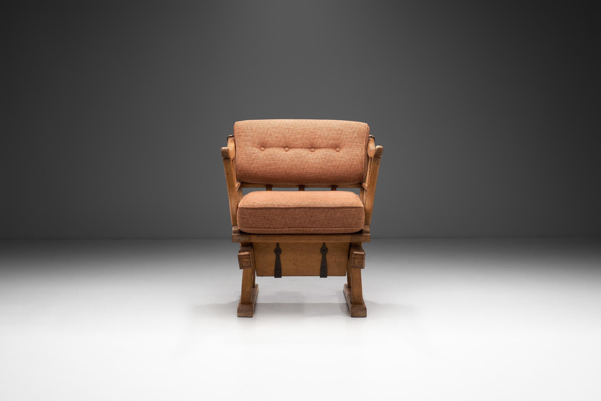 Moderne Chaise à billets en Wood Wood avec coussins rembourrés, Europe, fin du 19e siècle en vente