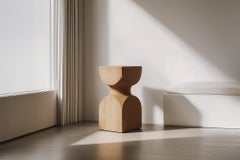 Solid Wood Nightstand Socle No62, Interior Design by Joel Escalona