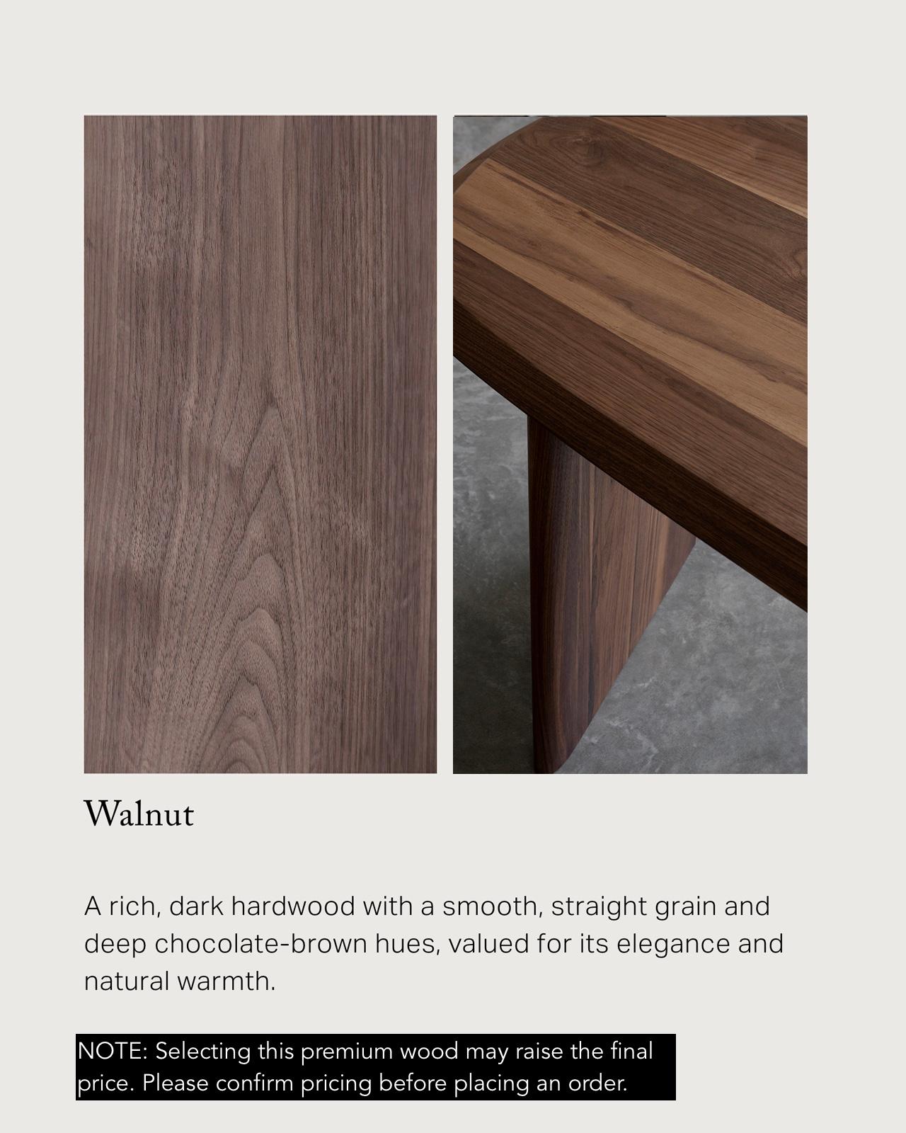 Table de nuit en Wood Wood Socle No62, design d'intérieur par Joel Escalona en vente 2