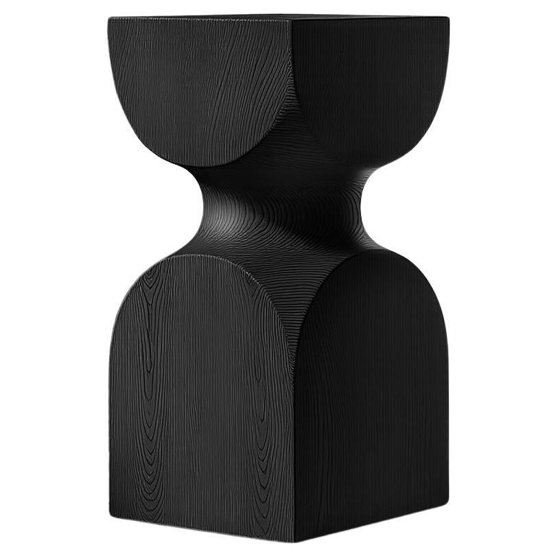 Solid Wood Nightstand Socle No62, Interior Design by Joel Escalona