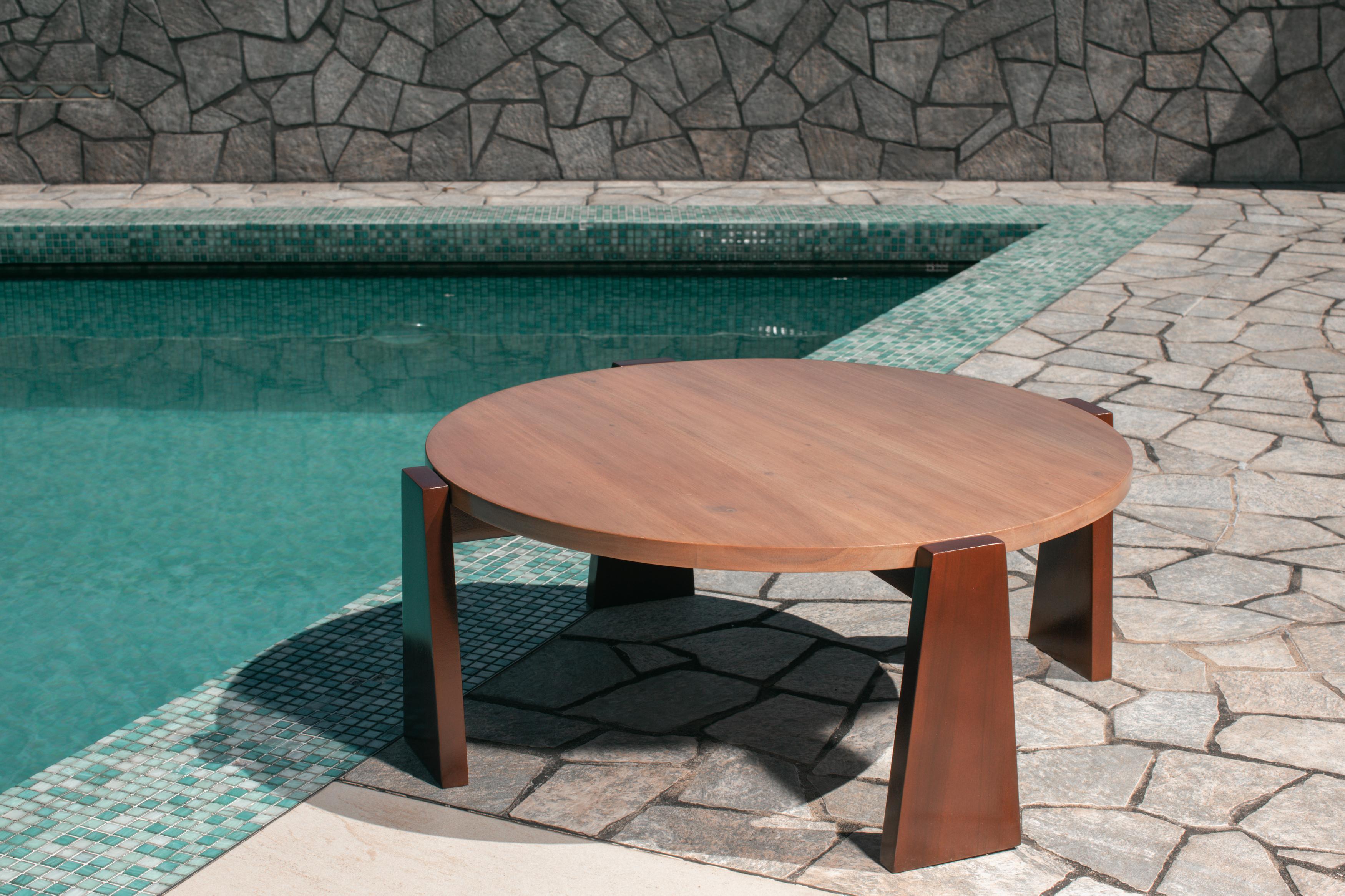 Philippine Solid Wood Outdoor Coffee Table / Accent Table/ C-Table-04 by Dalisay Collection For Sale