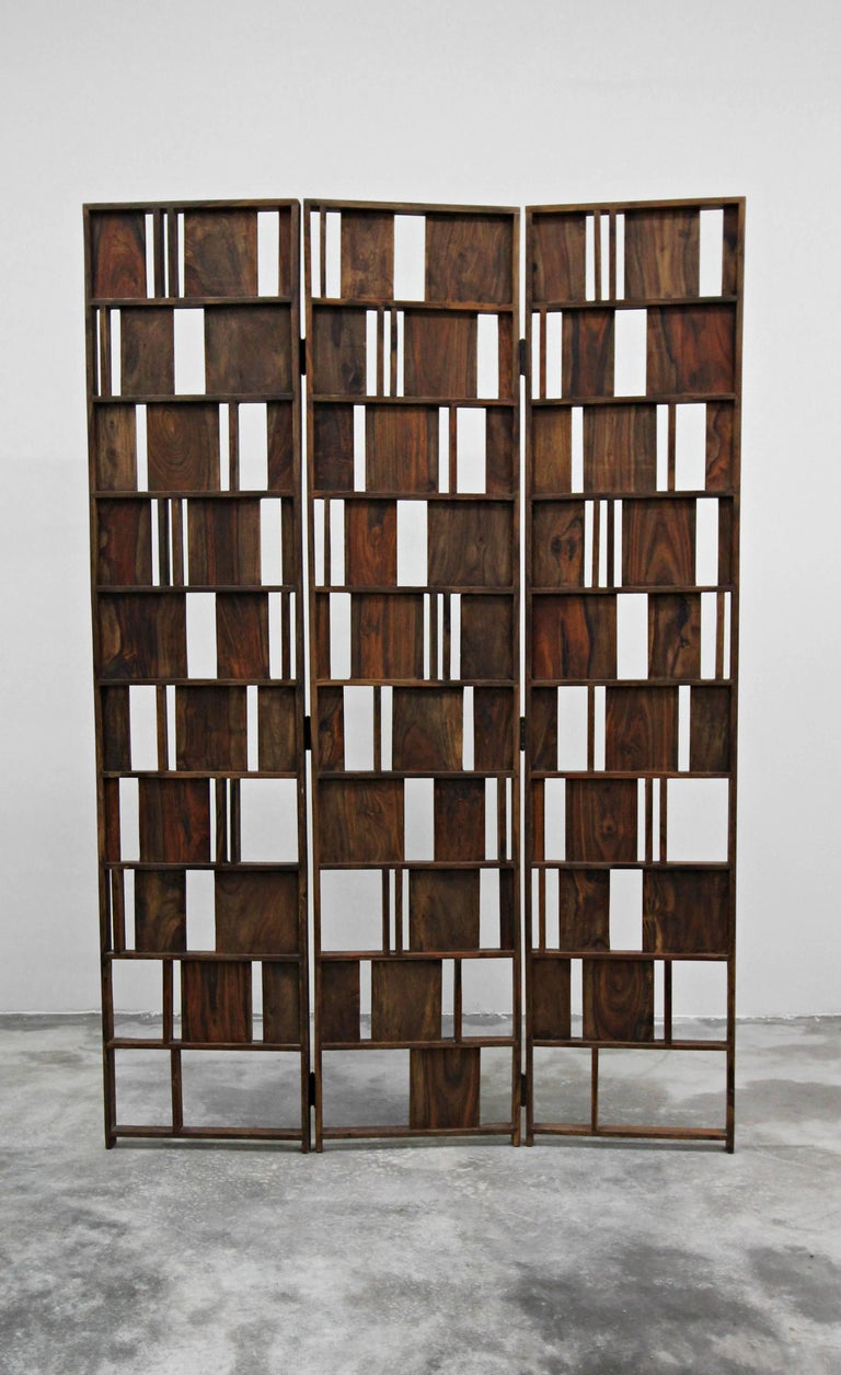 Solid Wood Panel Room Divider Decorative Screen For Sale at 1stDibs