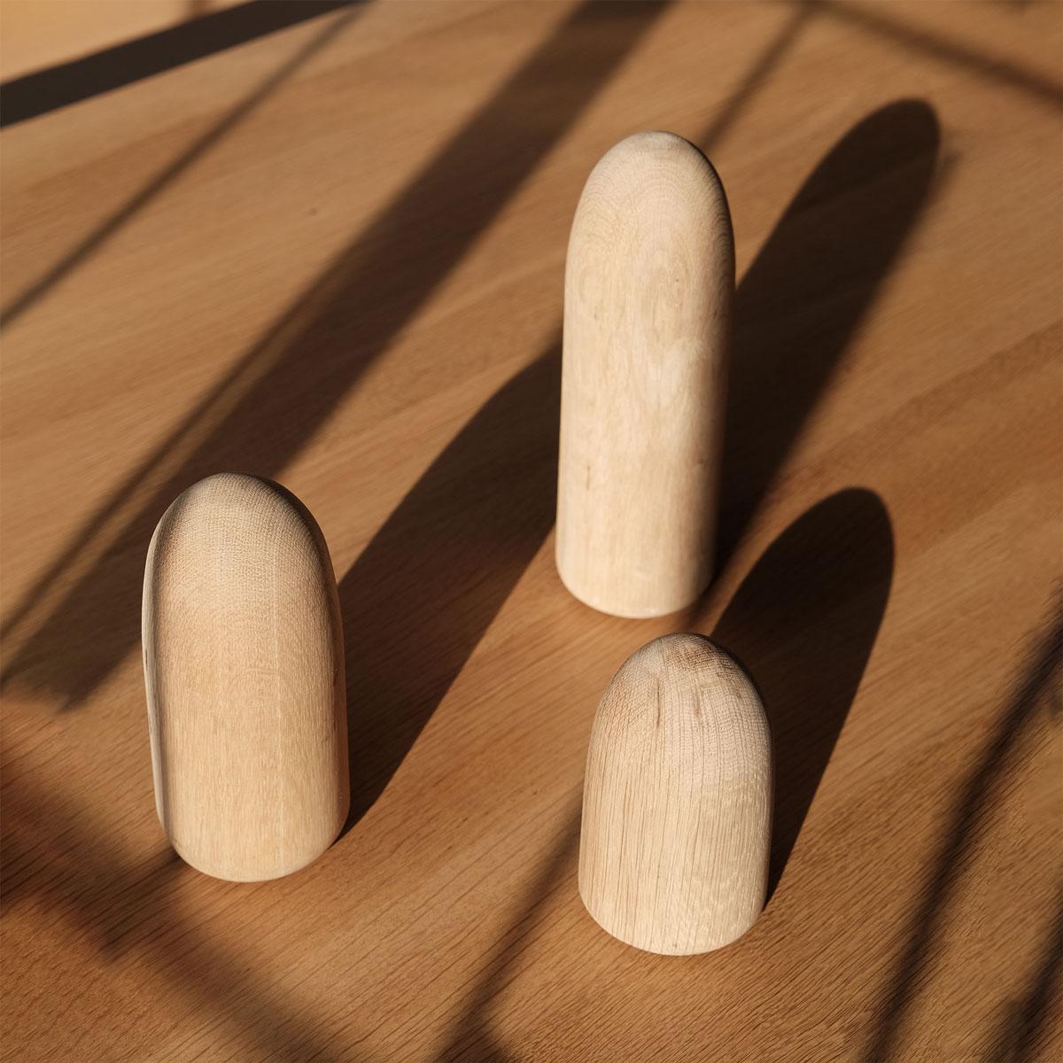 Turco Set di fermacarte in legno massiccio - BULLET in vendita