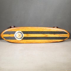 Solid Wood Pocket Cruiser Skateboard c.1976
