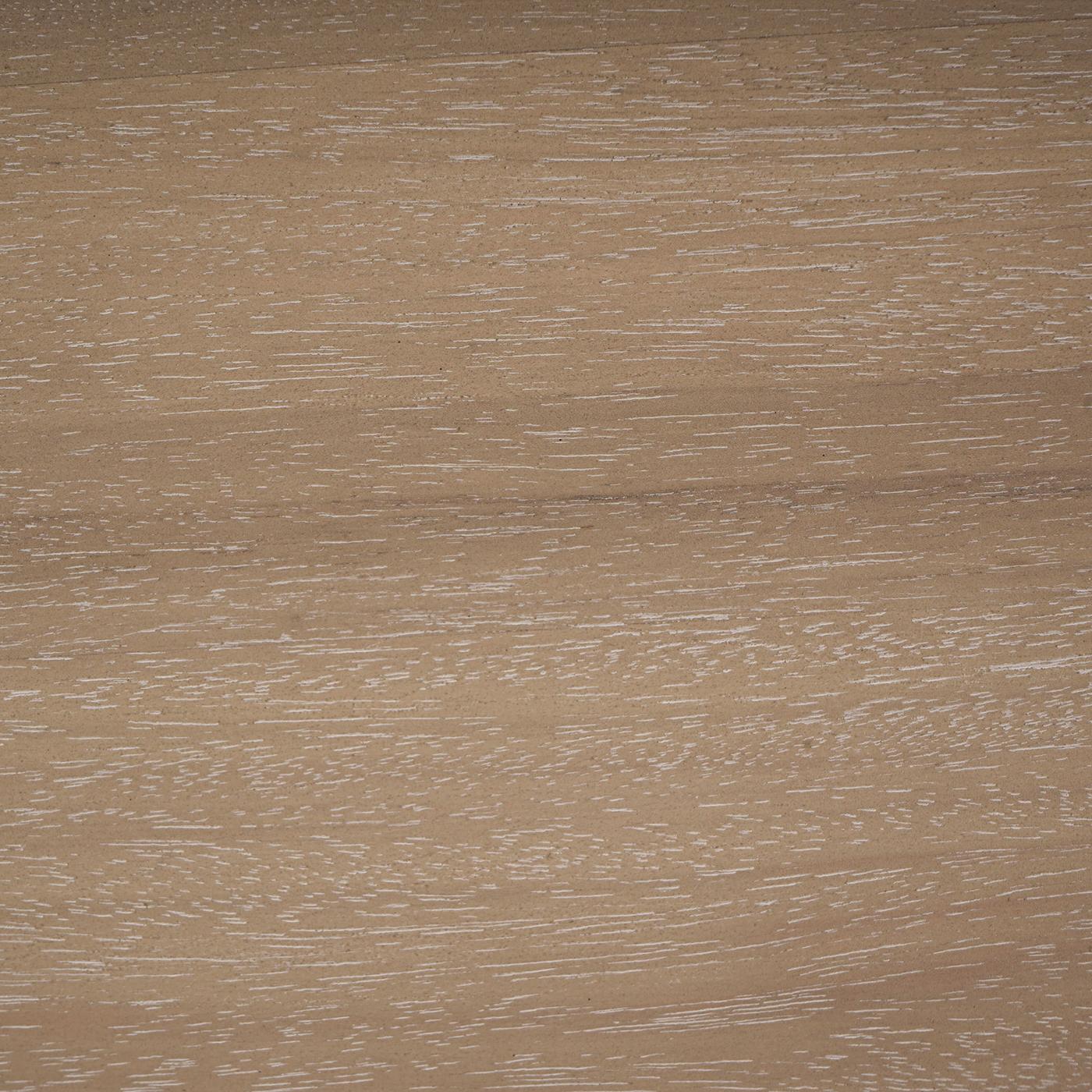 Asiatique Table basse ronde en bois massif en vente
