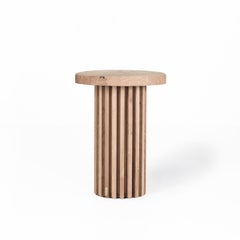 Solid Wood Round Side/Coffee Table – DOCIA