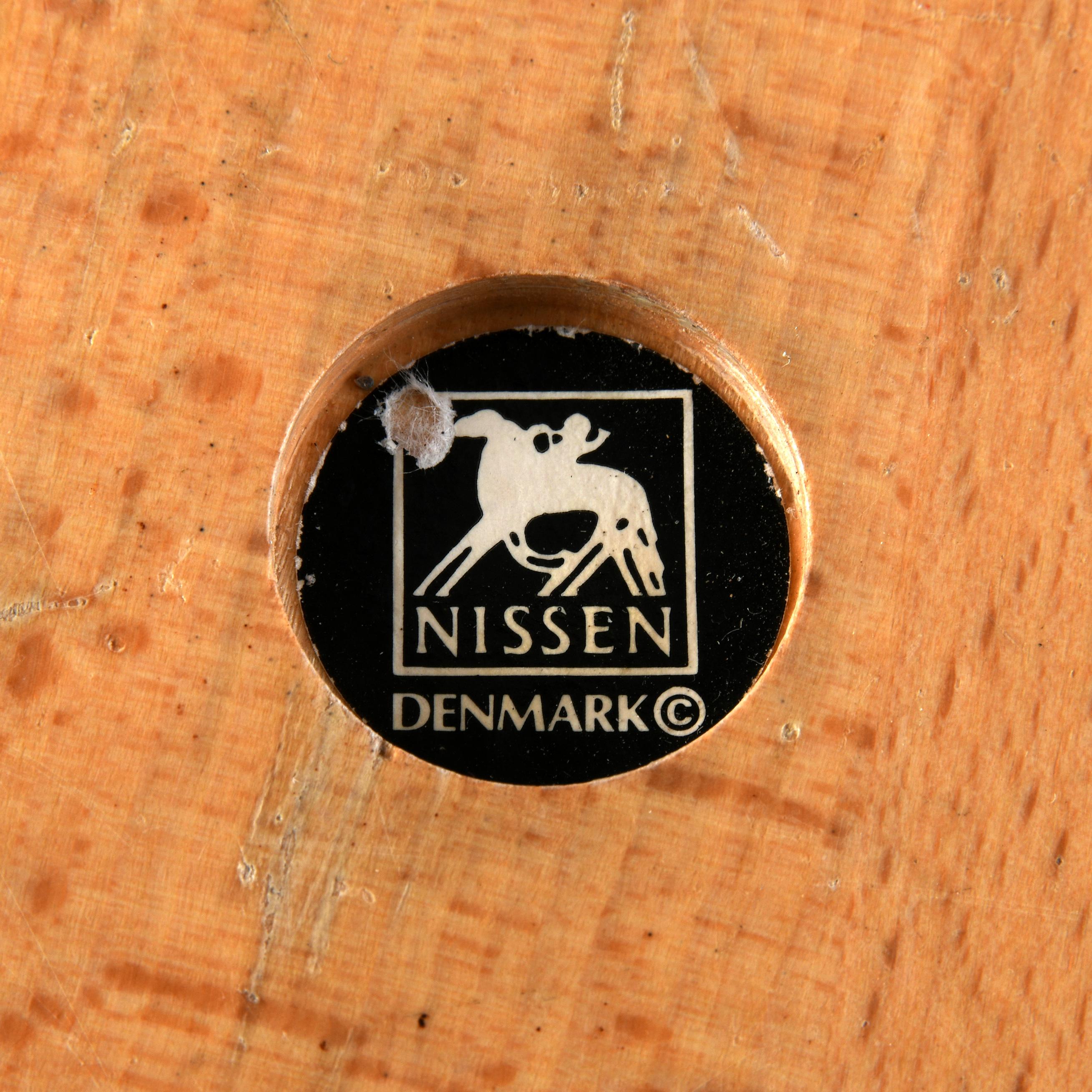 Solid wood salad bowl, designed by Richard Nissen in Denmark In condizioni buone in vendita a SAINT-YRIEIX-SUR-CHARENTE, FR