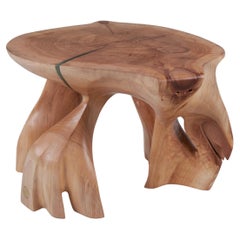Skulpturaler Couchtisch aus Massivholz, Original Contemporary Design, Logniture