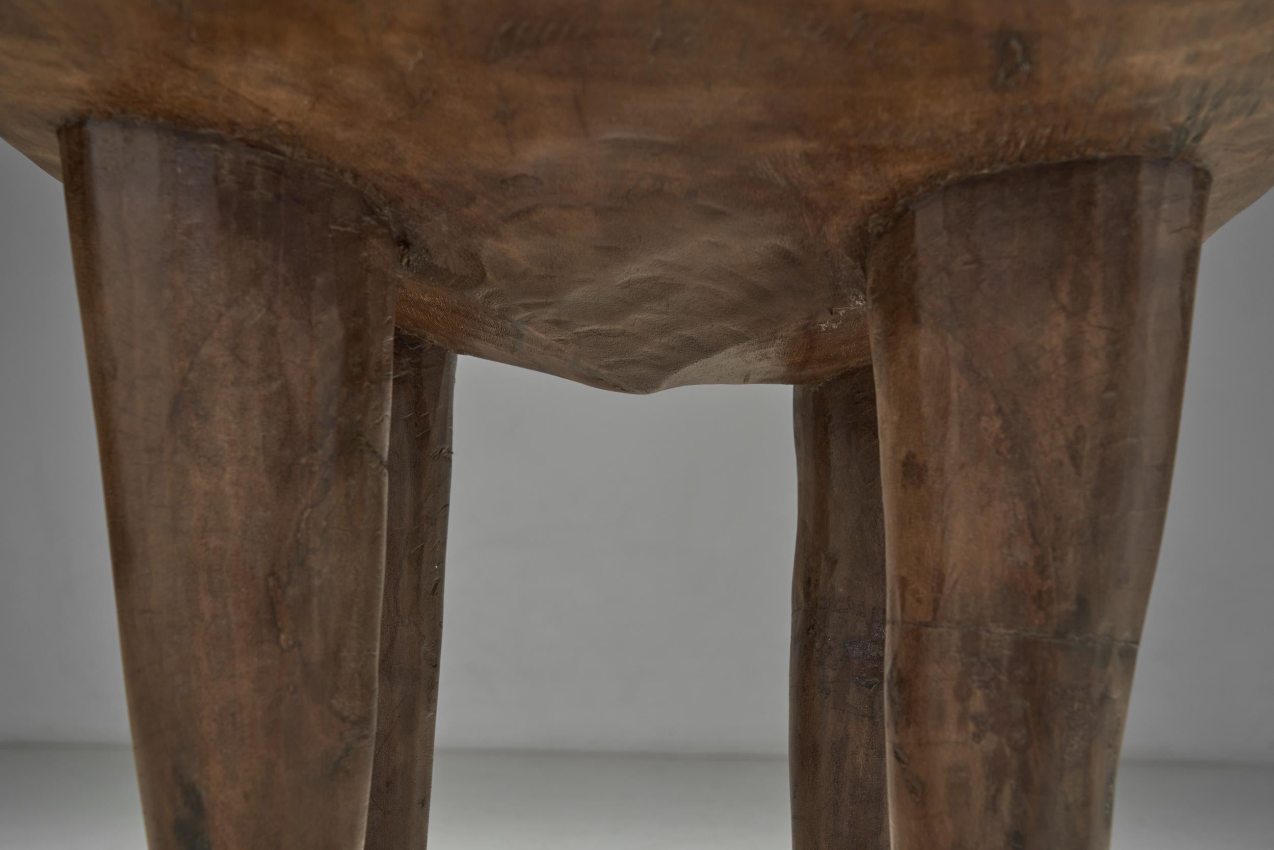Sgabello Senufo in legno massiccio, Costa d'Avorio XX secolo in vendita 5