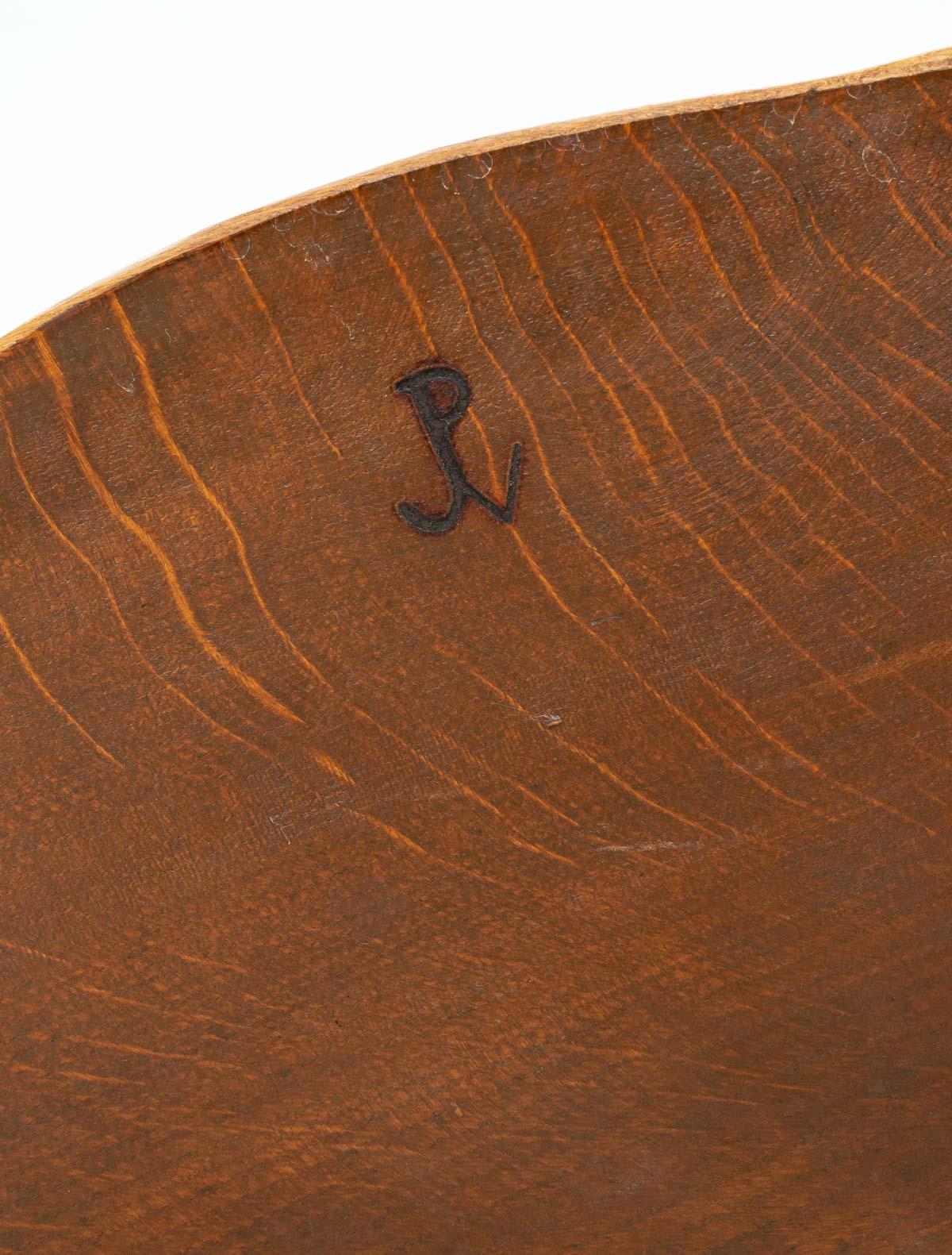 Solid Wood Set - Stools & Table - Jean Prouvé & Pierre Janneret - Period: XXth For Sale 6