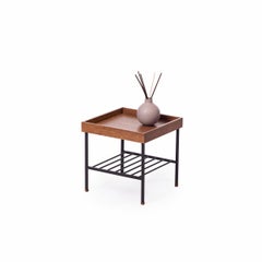 Solid Wood Short Side Table / Plant Stand – EDGE Series