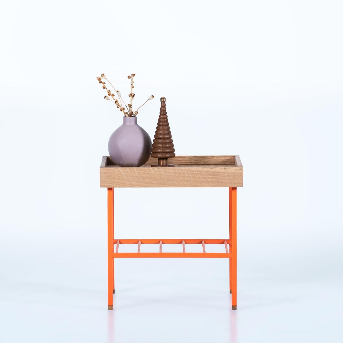 Solid Wood Short Side Table / Plant Stand – EDGE Series In New Condition For Sale In İzmir, İzmir