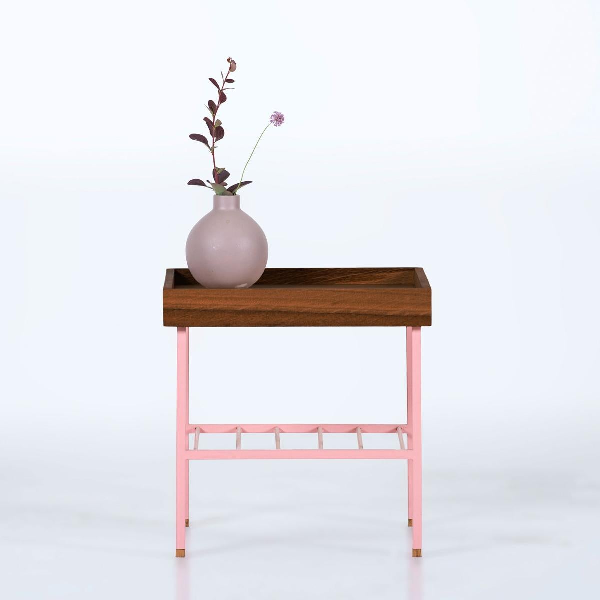 Solid Wood Short Side Table / Plant Stand – EDGE Series In New Condition For Sale In İzmir, İzmir
