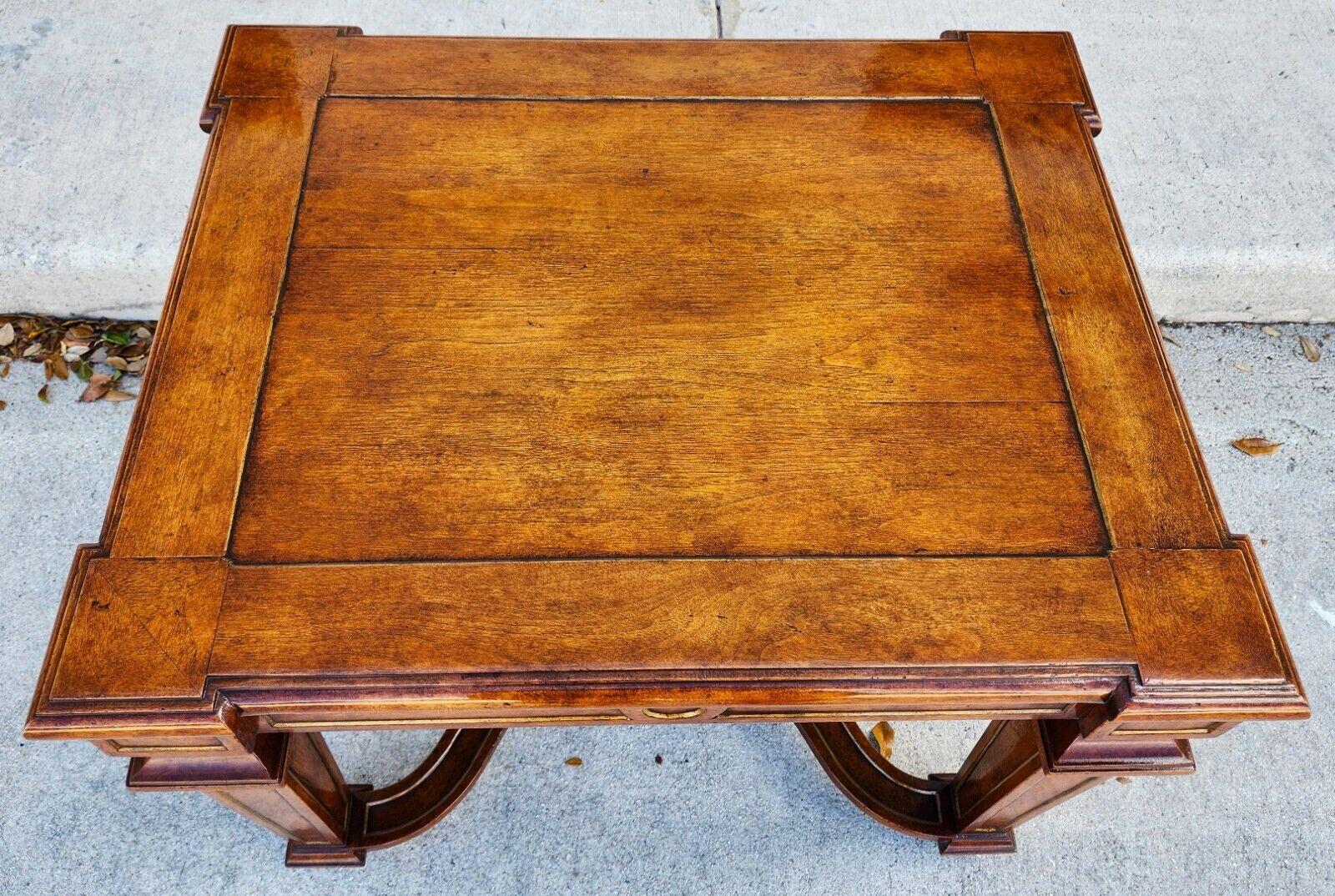 Solid Wood Side End Table by Michael Taylor For Sale 6