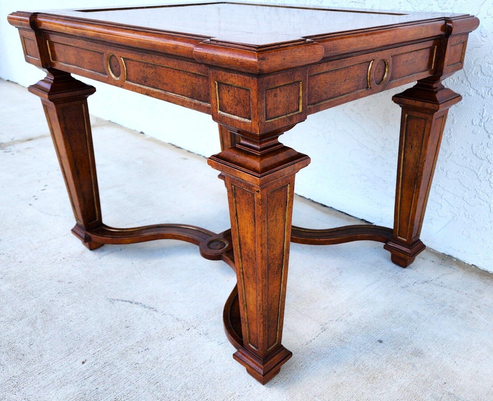 Solid Wood Side End Table by Michael Taylor In Good Condition For Sale In Lake Worth, FL