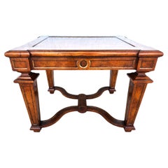 Used Solid Wood Side End Table by Michael Taylor