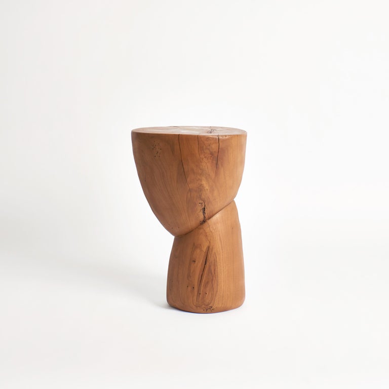 Solid Wood Side Table For Sale at 1stDibs