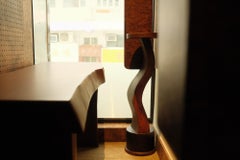 Solid Wood Side Table/ S-Table-05 One Cup Coffee Stand by Dalisay Collection