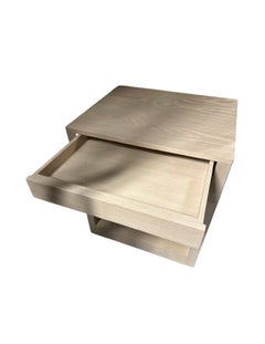 Solid Wood Side Table with Drawer