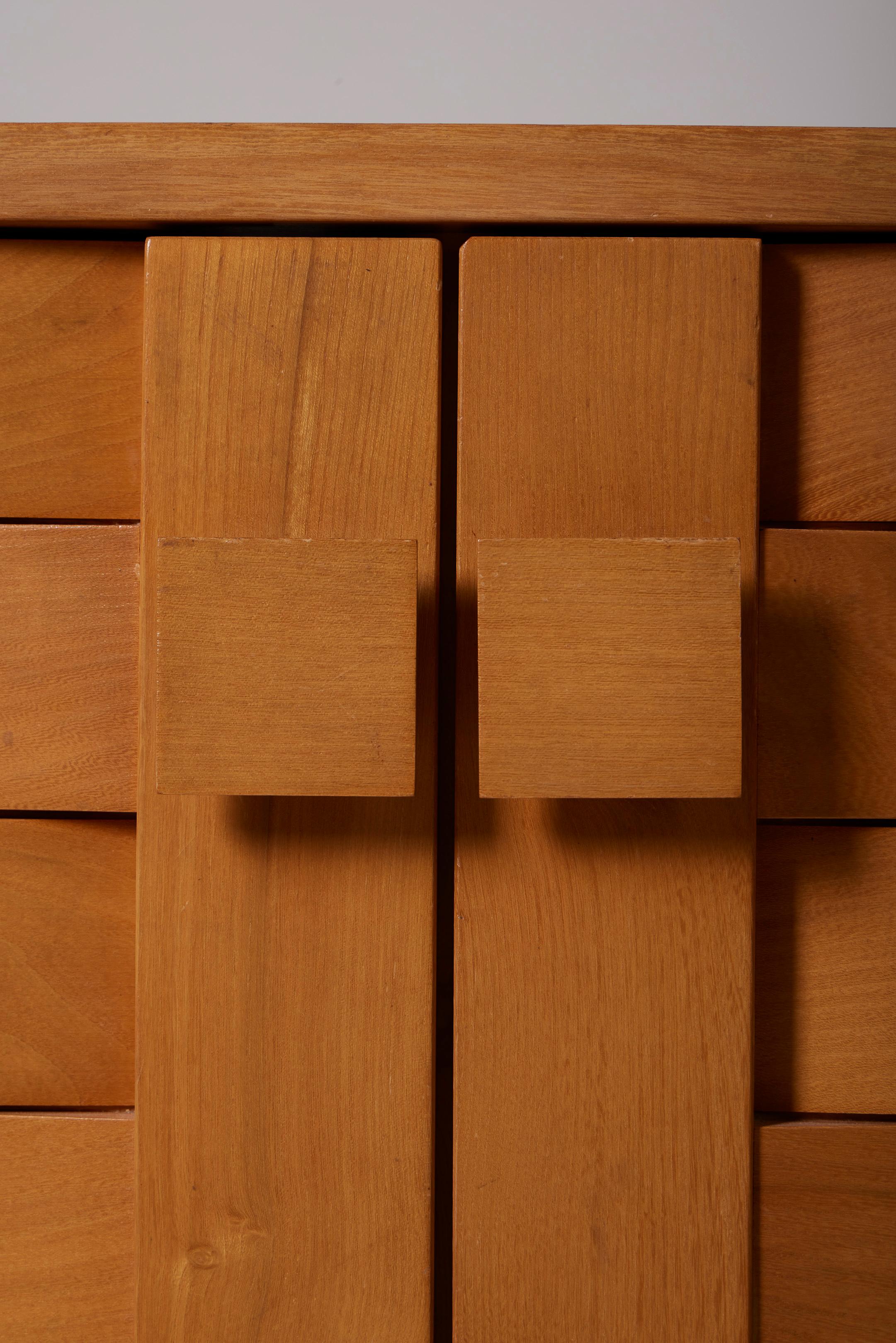  Solid wood sideboard by Maison Regain 8