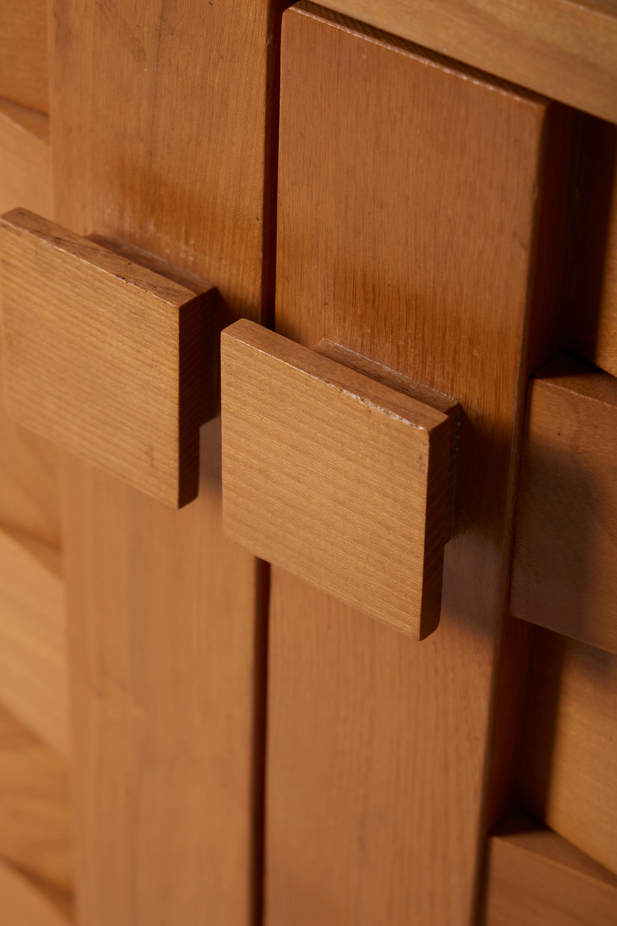  Solid wood sideboard by Maison Regain 10
