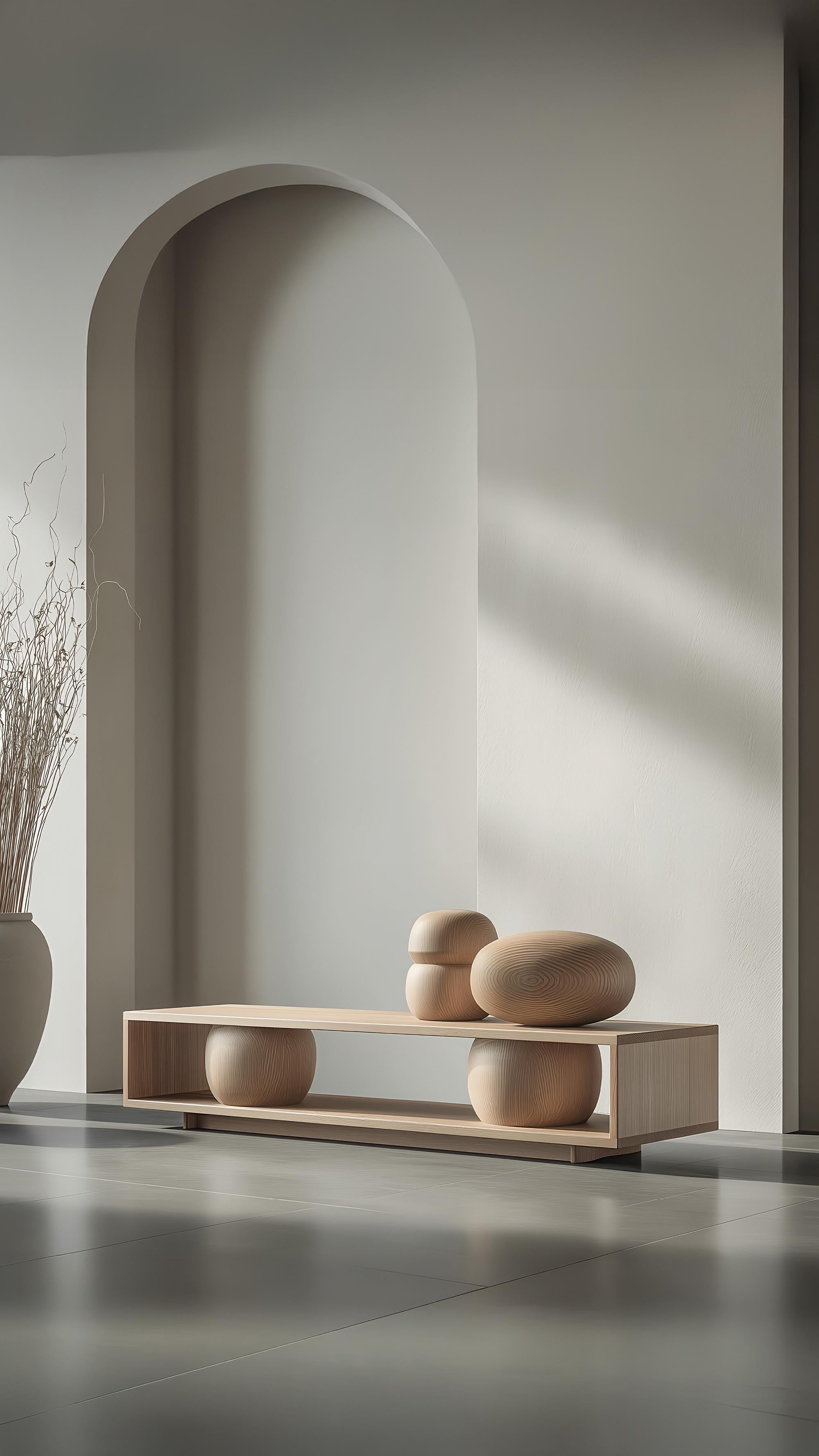 Sideboard aus Massivholz Sereno No34, Zeitgenössische Möbel von NONO (Moderne der Mitte des Jahrhunderts) im Angebot