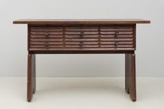 Sideboard aus Massivholz mit Schubladen von Paolo Buffa für Serafino Arrighi, 1948