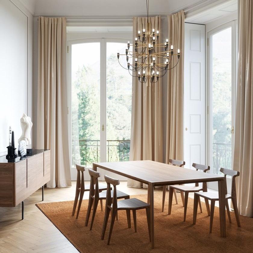Buffet en bois massif avec plateau en marbre et pieds en fer en vente 1