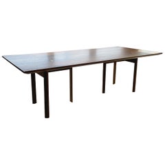Solid Wood Six Point Dining Table in Natural Walnut by Withers Studio