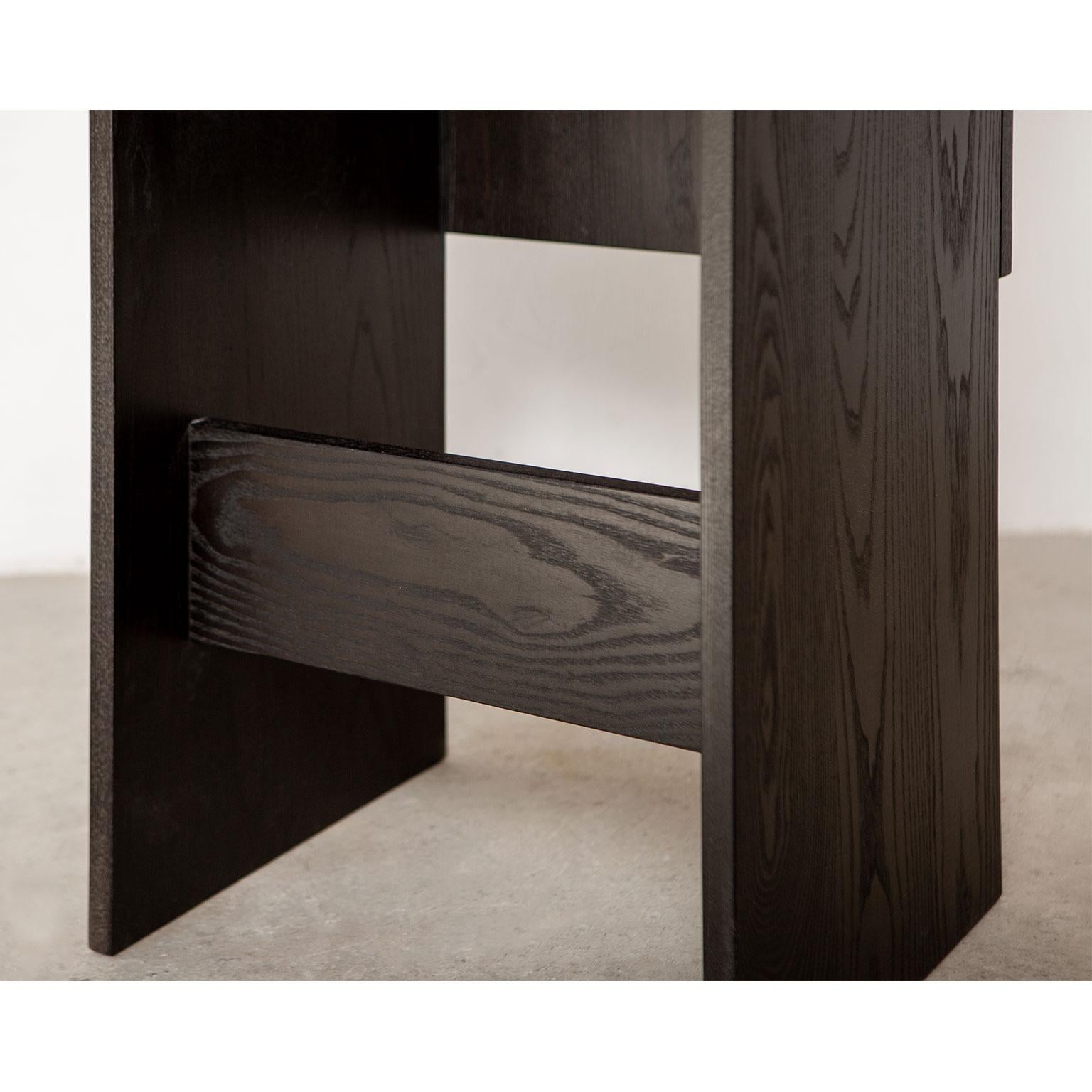 Taburete de bar de madera maciza en venta 2