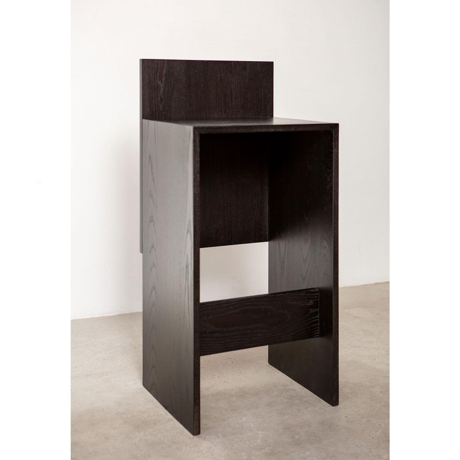 Taburete de bar de madera maciza en venta 3