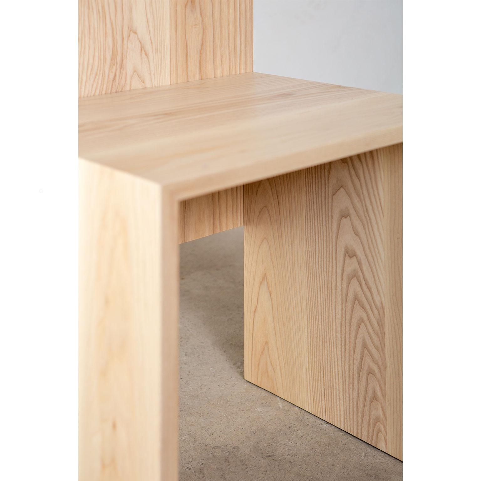 Silla de losa de madera maciza en venta 2