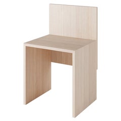 Sedia a lastra in Wood massiccio