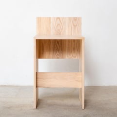 Solid Wood Slab Counter Stool