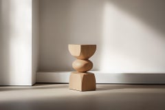 Solid Wood Socle No102 Nightstand for Modern Interiors, Joel Escalona Design