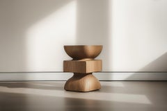 Solid Wood Socle No110 Side Table, Interior Design by Joel Escalona