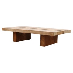 Solid Wood Split Top Bench or Coffee Table