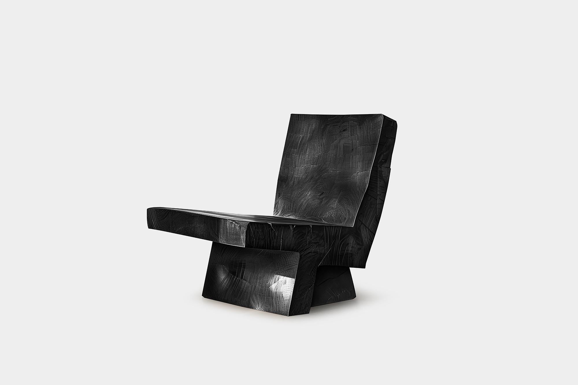 Bois de feuillus Chaise minimaliste Muted par Joel Escalona n° 15 en vente