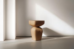 Solid Wood Stool Socle No124, Minimal Contemporary Piece by Joel Escalona