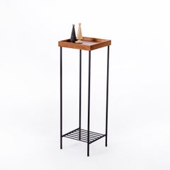 Solid Wood Tall Side Table / Plant Stand – EDGE