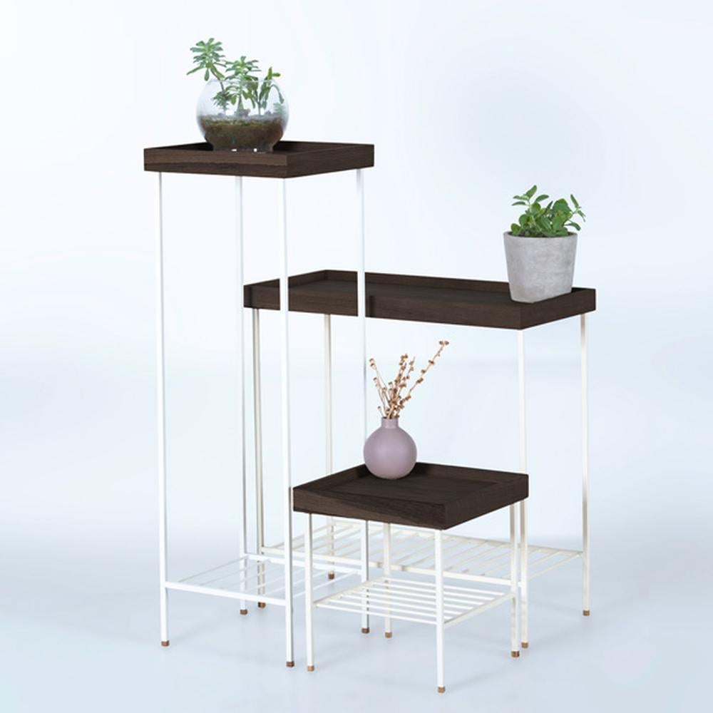 Massivholz Beistelltisch / Plant Stand - EDGE (Handgefertigt) im Angebot