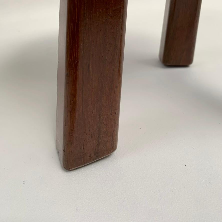 Tabouret à trois pieds en Wood Wood, circa 1950, France. en vente 3