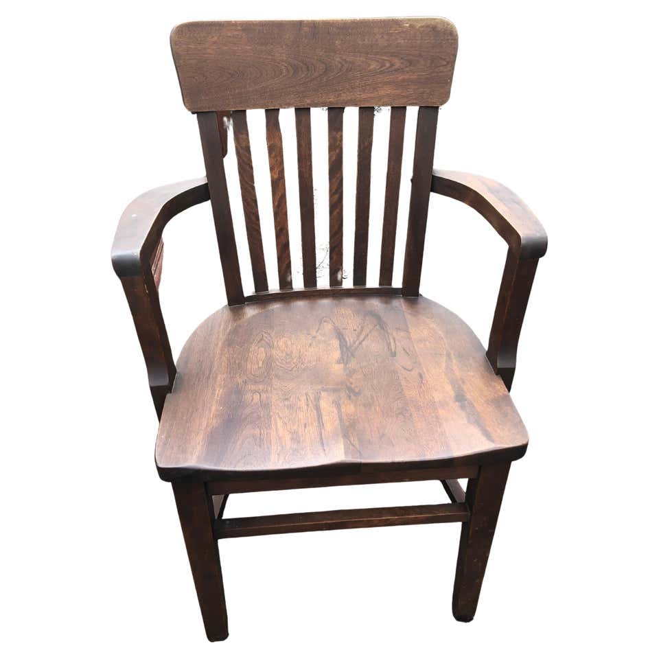 A closer look at Residence Style Bank Chairs With 3D Wood Finish