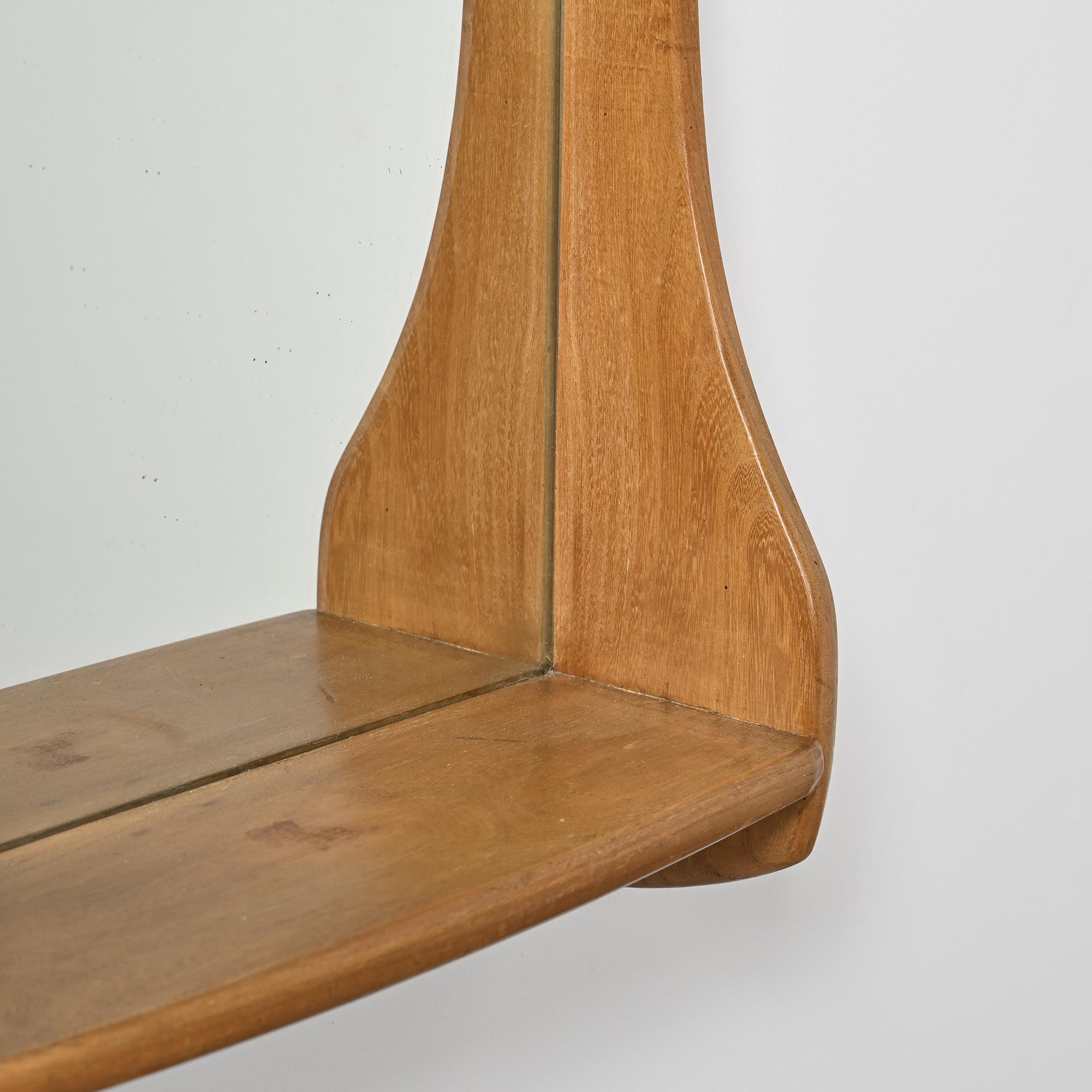 Miroir mural en bois massif, Franz Xaver Sproll, vers 1960 en vente 3