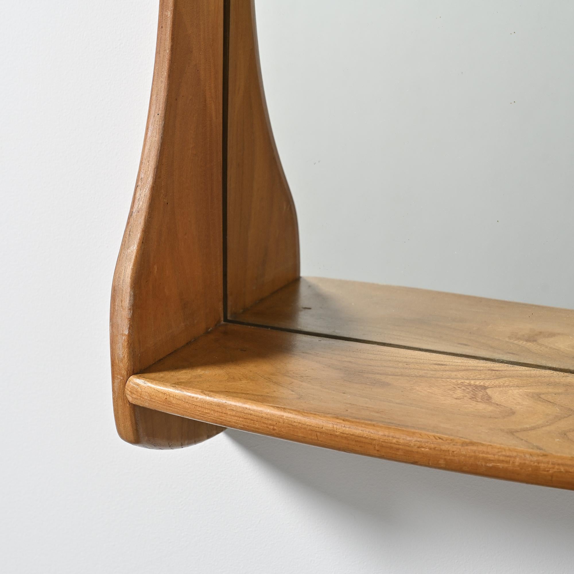 Miroir mural en bois massif, Franz Xaver Sproll, vers 1960 en vente 2