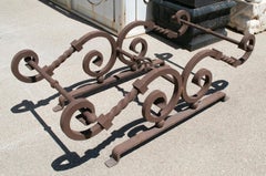 Solid Wrought Iron Coffee Table Base