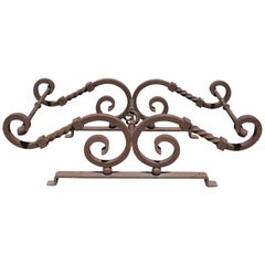 Used Solid Wrought Iron Coffee Table Base